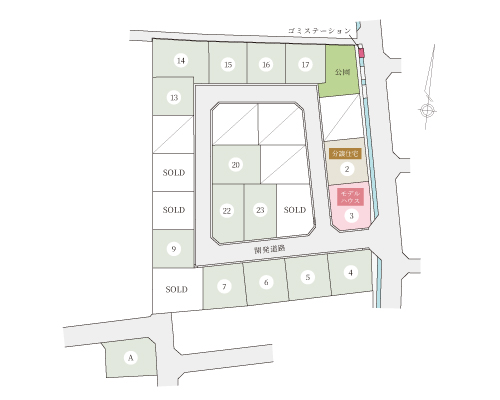 区画図