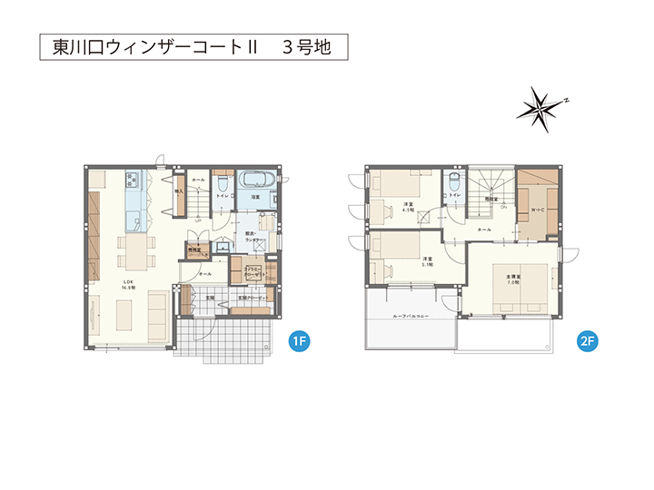 東川口ウィンザーコートⅡ ３号地：配置図