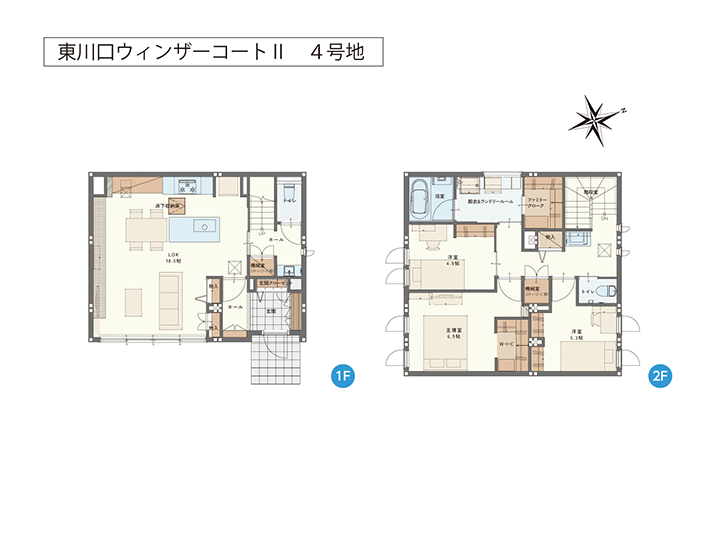 東川口ウィンザーコートⅡ ４号地：配置図