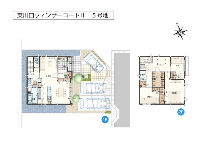 東川口ウィンザーコートⅡ ５号地：配置図