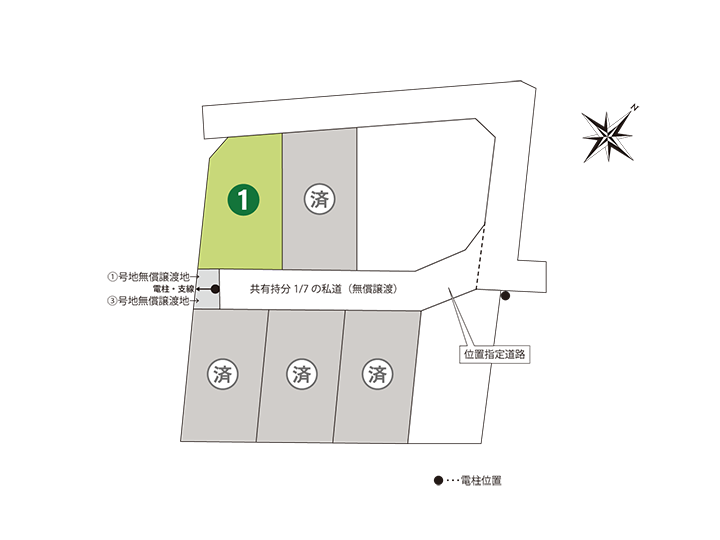 早島モデルハウス：区画図