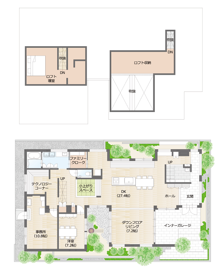 RSKハウジングプラザ展示場：間取り