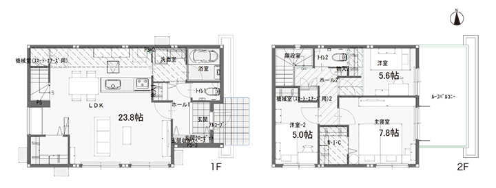 PrimeLifeTerrace西大寺東 2号地:間取り