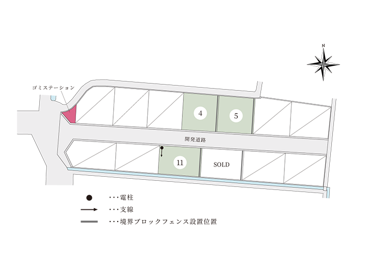 PrimeLifeTerrace藤原：区画図